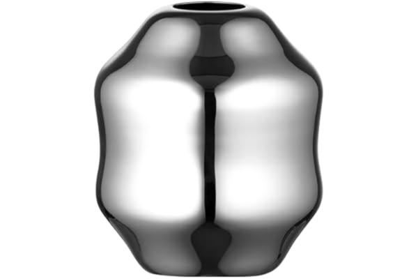 Gense  Dorotea Vas Dia 9 x 10 cm Blankt stål