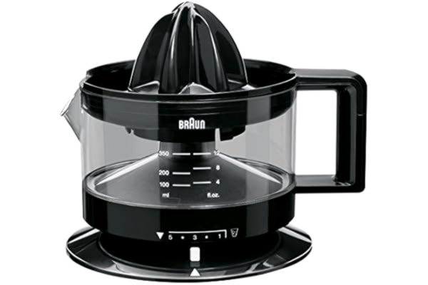 Braun EXPRIMIDOR BRAUN TRIBUTECOLLECTION CJ 3000BK - 20W - ROTACIÃ“N 2 SENTIDOS - CANTIDAD PULPA AJUSTABLE - CAPACIDAD 350ML