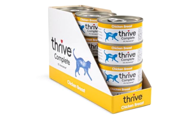 Thrive thrive katt komplett – 100% kycklingbröst (12-pack)