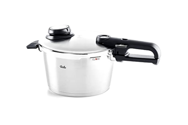 Fissler  Vitavit Premium Autocuiseur (4,5 l, Ø 22 cm) Marmite à Pression en Acier Inoxydable, 4 Niveaux de Cuisson, avec Panier – Compatible Induction