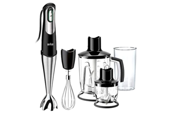 Braun  Multiquick 7 MQ 7045X - Stavblender - 1 kW - rustfrit stål/sort