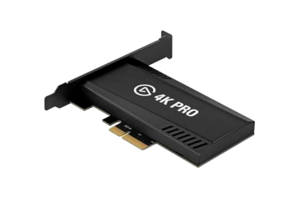 Elgato  4K Pro, Intern Capture Card: 8K60 genomströmning|4K60 HDR10 med ultralåg latens på PS5|Pro, Xbox Series X|S, Nintendo Switch 2, OBS och mer, för streaming|inspelning, PC|Dual PC-uppställningar