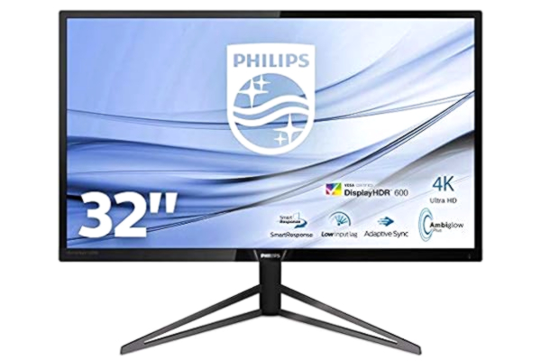Philips  Momentum Moniteur 4K HDR avec Ambiglow 326M6VJRMB/00 - Écrans Plats de PC (80 cm (31.5"), 3840 x 2160 Pixels, 4K Ultra HD, LED, 4 ms, Noir)