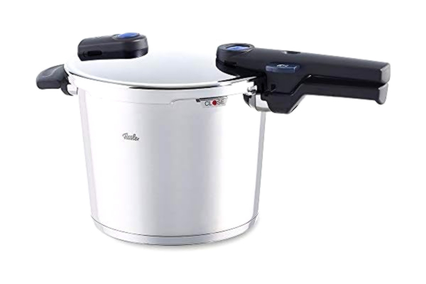 Fissler  vitaquick / Pressure Cooker ( 6 L - 22 cm ) Cooking-Pot, Steamer, 2 Cooking Levels, Stainless Steel - Induction, Gas, Glass Ceramic, Electric