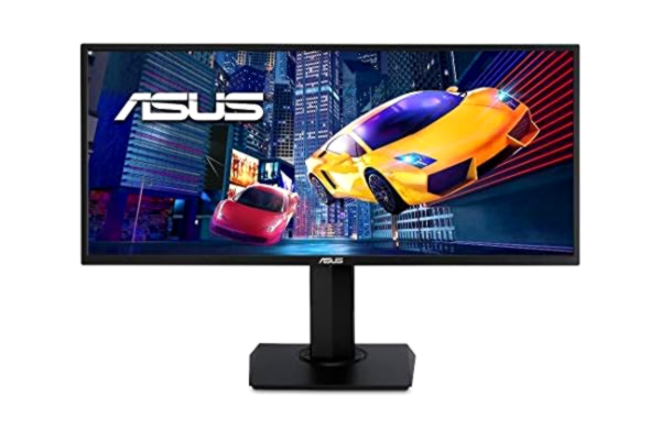 Asus ASUS VP348QGL Monitor – 34- Inch, UWQHD (3440 x 1440), 21:9, HDR-10, FreeSync , Wall Mountable, Ergonomic Design, PiP/PbP, Flicker Free, Blue Light Filter