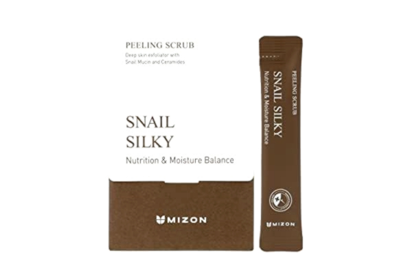 Mizon  SNAIL SILKY PEELING SCRUB 5 gr x 40 st