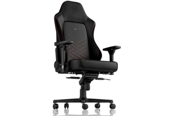 Noblechairs noblechairs Hero Gamingstol - Kontorsstol - Skrivbordsstol - PU Konstläder - Löpningsdesign - Svart/Röd