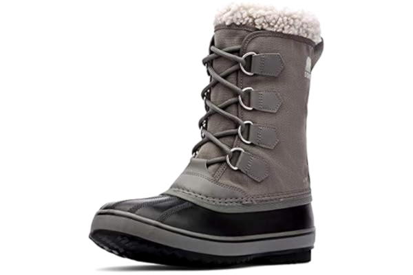 Sorel  1964 PAC nylonowe, wodoodporne buty zimowe dla mężczyzn, niebieskie (Collegiate Navy x Black), 40 EU, Szary Quarry X Dove, 42 EU