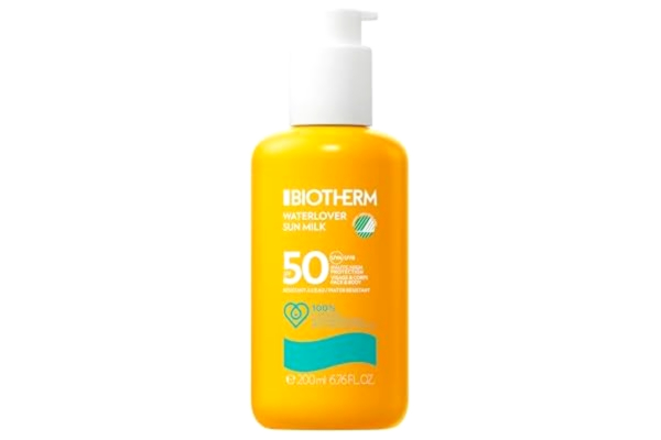 Biotherm  Waterlover solmjölk, fuktgivande solmjölk för omfattande skydd, vattentät solmjölk, 200 ml