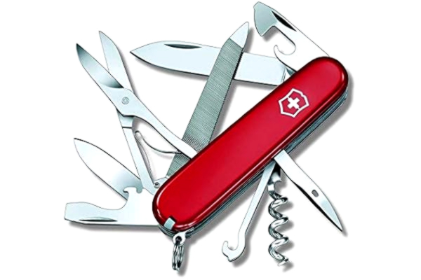 Victorinox , Schweizer Taschenmesser, Mountaineer, Multitool, 18 Funktionen, Klinge, gross, Korkenzieher, Dosenöffner