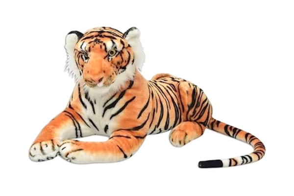 vidaXL  Tigerleksak plysch brun XXL