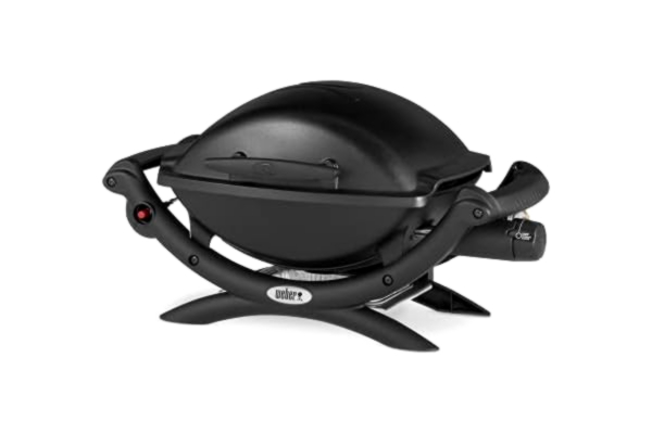 Weber  Q1000 gasgrill, 43 x 32 cm, zwart, afmetingen (deksel open): 60 x 69 x 52 cm, afmetingen (deksel gesloten): 37 x 69 x 42 cm, (50010079)