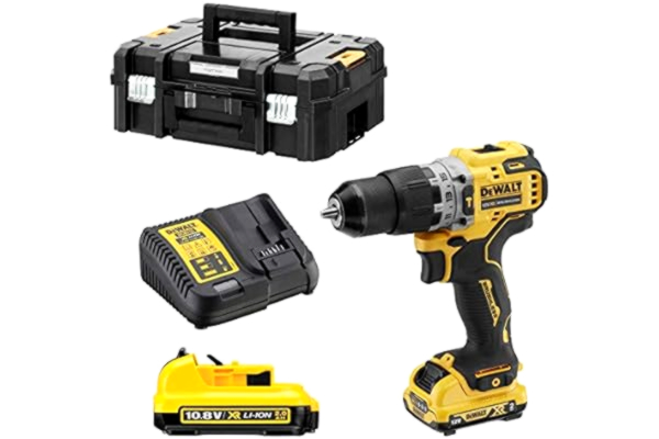 Dewalt DEWALT DCD706D2-QW 12V Kompakt Skruvdragare, 2x 2.0 Ah