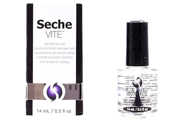 Seche  Vite Dry Fast Topcoat, nagelvård, snabbtorkande överlack (1 x 14 ml)
