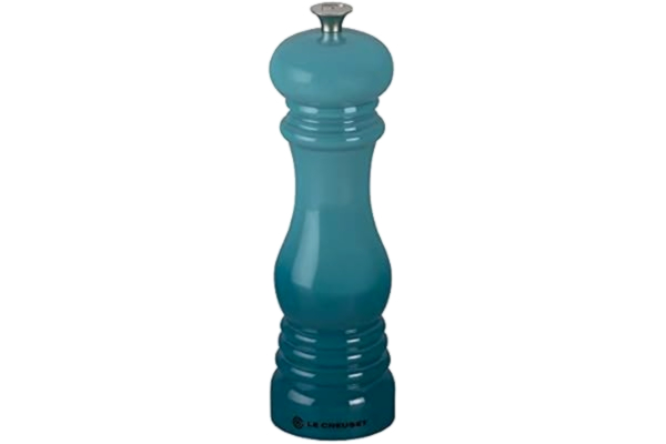 Le Creuset  Pepparkvarn, ABS-plast, 6,2 x 6,2 x 20,8 cm, keramisk kvarn, karibien (turkos)