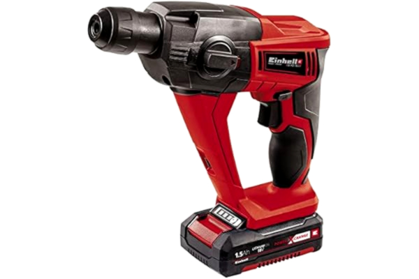 Einhell  Marteau-perforateur sans fil sur batterie TE-HD 18 Li Kit Power-X-Change (18 V, Fréquence de frappe 0-5.700 cps/min, Couple 9,9 Nm) VERSION KIT, LIVRE AVEC BATTERIE ET CHARGEUR