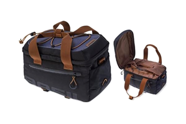 Basil  Miles torba rowerowa, szara (Black Slate 17668), 32 x 19 x 21 cm