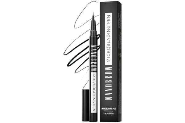 Nanobrow Brynpenna Nanobrow Microblading Pen - Precisionspenna för ögonbryn, fyller i brynen, maskerar mellanrum (Espresso)