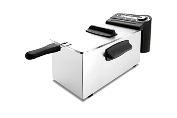 Taurus Home Taurus Professional 4 oljefryer 4 L, 2 200 W, 2 kg potatis, nedsänkt motstånd, vriden position, lysande pilot, temperaturregulator, löstagbar, rostfritt stål