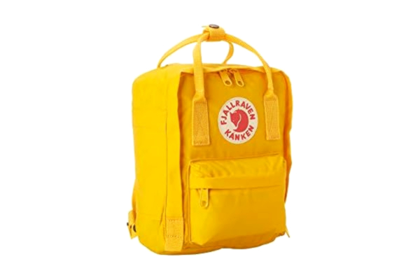 Fjällräven  Kånken Mini, Unisex Sports Backpack, Warm Yellow, One Size (29 x 20 x 13 cm)