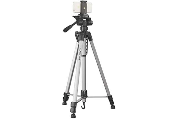 Cullmann CULLMANN ALPHA 2500 statyw mobilny z uchwytem na smartfon (wysokość 165 cm, waga 1258 g, nośność 2,5 kg, wymiary opakowania 67 cm, 3-drożna główka), czarny