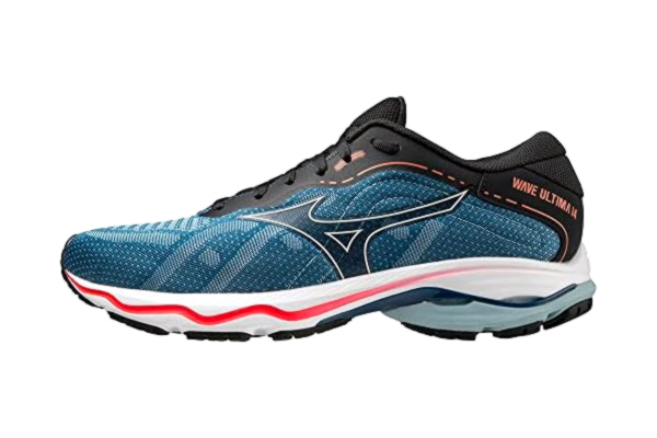 Mizuno  Wave Ultima 14 męskie buty do biegania szosowego, Niebieskie prochy Nimbus Cloud Fiery Coral 2, 44.5 EU