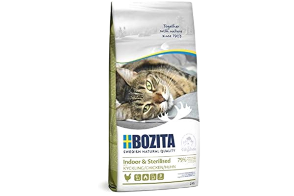 Bozita BOZITA Inomhus och steriliserad kyckling – torrfoder för vuxna, huvudsakligen inomhuslevande katter, 2 kg