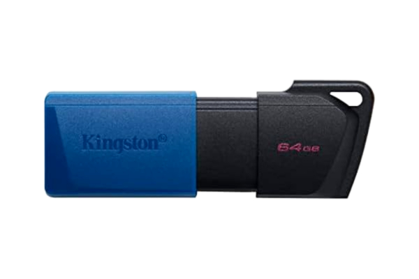 Kingston  DataTraveler Exodia M USB 3.2 Gen 1 DTXM/64GB – med rörligt lock (svart + blå)