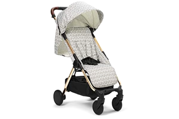 Elodie Details  Mondo Buggy wózek dziecięcy, wózek sportowy, składany, praktyczny w podróży, wzór Desert Rain, biały