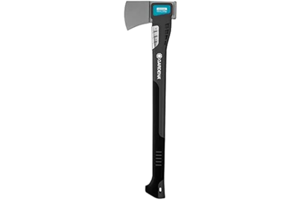 Gardena GARDENA Axe 1400 A: Versatile Axe For Various Woodwork, Non-Stick Coating, impact protection, hammer function, 60 cm (8716-48)