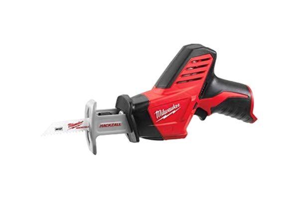 Milwaukee  C12HZ-0 M12 naken kompakt hackzall utan batterier/laddare, röd