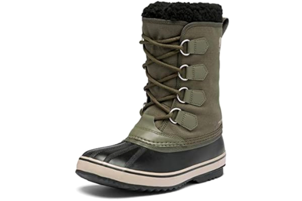 Sorel  1964 PAC nylon waterdichte winterlaarzen voor heren, blauw (Collegiate Navy x Black), 40 EU, Groen Alpine Tundra, 48 EU