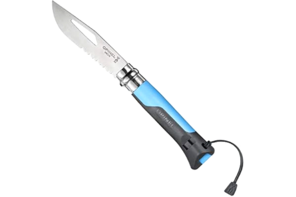 Opinel  utomhusfickkniv blå kniv, nr. 8