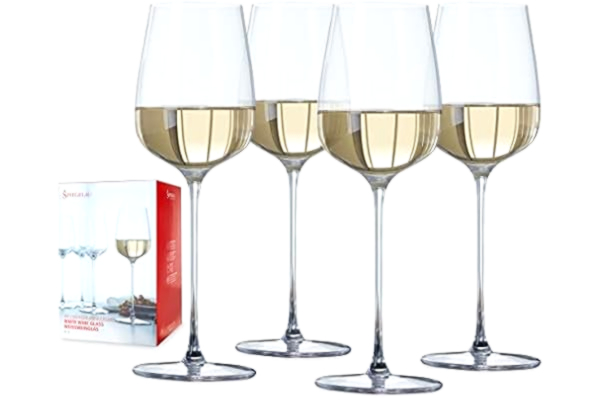 Spiegelau  & Nachtmann, set med vitt vinglas, kristallglas, 365 ml, Willsberger jubileum, 1416182