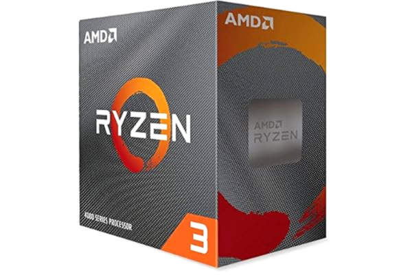 AMD  Ryzen 3 4100 Wraith Stealth CPU - 4 kerner - 3.8 GHz - AMD AM4 - AMD Boxed (PIB - med køler)