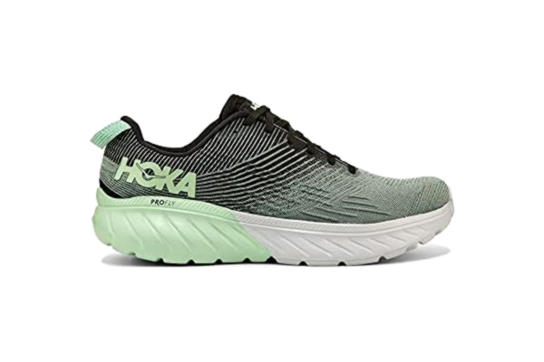 Hoka One One  Mach 3 męskie buty do biegania, kolor ciemnoszary, miętowy Green Ash Black 11