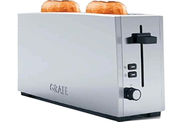 Graef  TO 90 - Brødrister - elektrisk - 2 skive - 1 Holdere - sølv