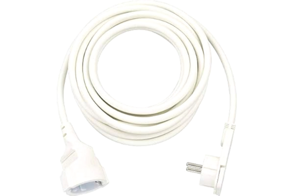 Brennenstuhl  1168980250 Plastförlängningskabel, Vit, 5 m