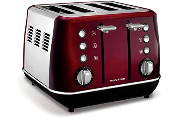 Morphy Richards  240108 Evoke Grille-pain 4 tranches Rouge