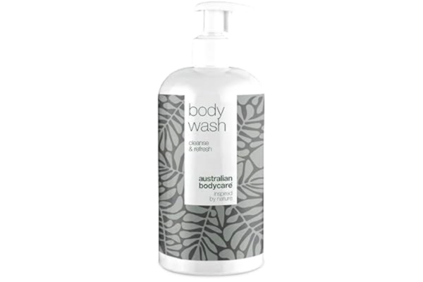 Australian BodyCare Body Wash med 4-Terpineol från Tea Tree Oil - Djuprengörande duschtvål för oren hud, finnar & pormaskar, 100% vegansk formula