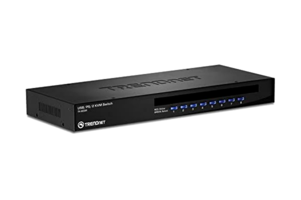 TRENDnet  TK-803R KVM-omkopplare Rackmontering 8 dörrar
