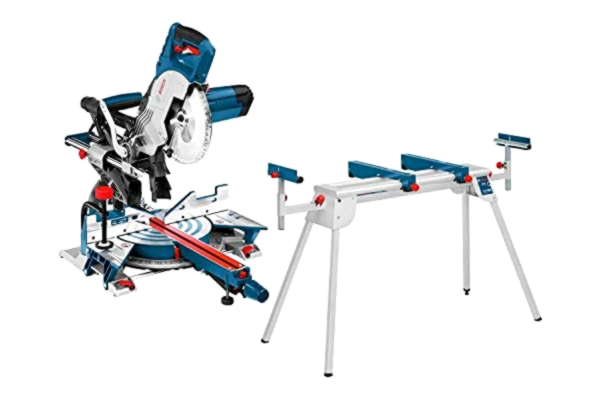 Bosch  Professional GT GCM 8 SJL + GTA 2600 Scie à Onglet radiale châssis GCM 8 SJL Professional + GTA 2600, Bleu