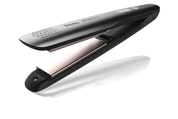 Cecotec  890 titanium stijltang met titanium platen, temperatuurinstelling 140-200 °C, automatische uitschakeling, 3 m kabel, siliconenplaatbeschermer