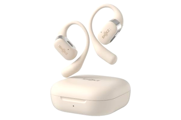 Shokz  OpenFit Écouteurs Sans fil Crochets auriculaires Appels/Musik/Sport/Au quotidien Bluetooth Blanc