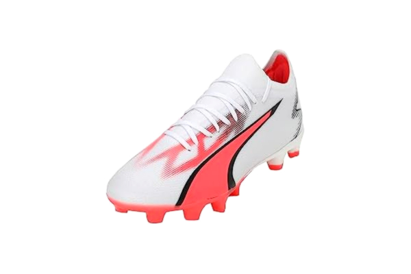 Puma PUMA kvinnors Ultra Match Fg/Ag WN's fotbollssko, Puma White Puma Black Fire Orkidé, 36 EU