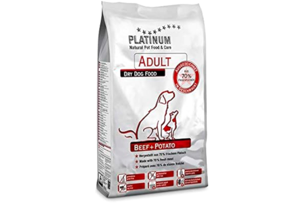 Platinum  Foder Adult Beef + Potato Vuxen Nötkött 1,5 kg