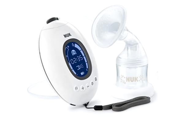 Nuk NUK Nature Sense elektrisk Bröstpump, Vit, 200 ml