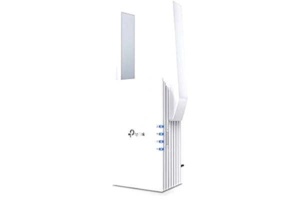 TP-Link  RE605X Dualband Gigabit WLAN Repeater (1200Mbit s på 5Ghz och 574Mbit s på 2,4GHz, EasyMesh, Intelligent Signal Display, AP Mode, Tether App) vit WiFi 6 AX1800 Mesh
