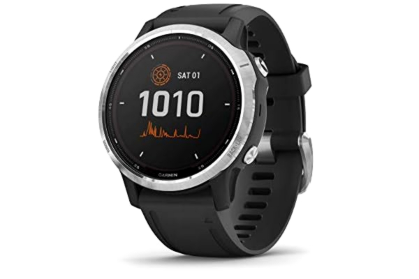 Garmin GARMIN Fenix 6S Solar, GPS Multisport Smartwatch, Zonne-Oplaadfunctie, 1,3-inch Display, Sport-apps, Garmin Pay, Waterdicht tot 10 ATM