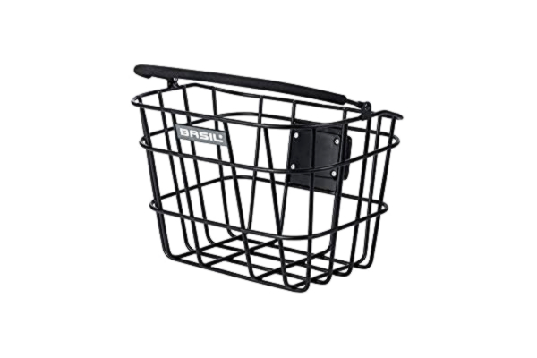 Basil  Bremen Cestino per Bicicletta. Unisex Adulto, Nero, 28 x 37 x 26 cm